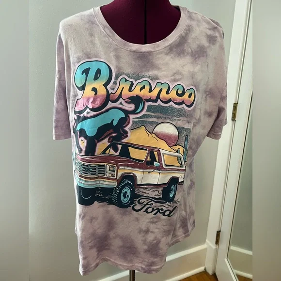 Ford Bronco T-Shirt XXL Tie Dye - Picture 1 of 3